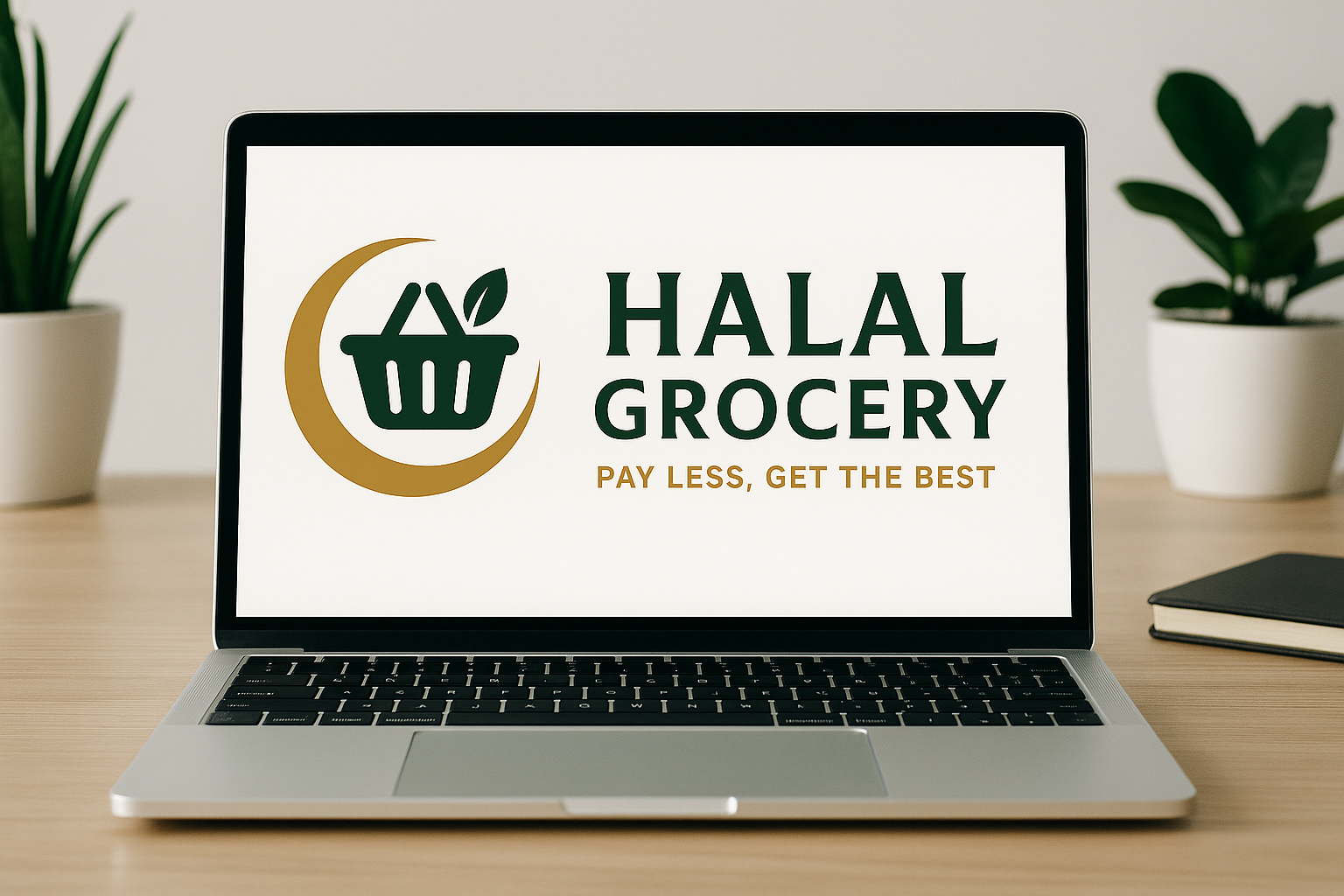 Halal Grocery storefront and produce